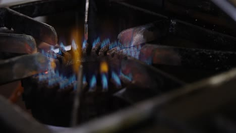 Close-up-of-gas-burner