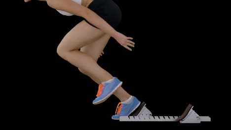 Sporty-woman-starting-her-run