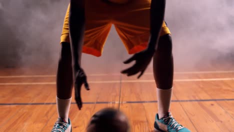 Deportista-Jugando-Baloncesto