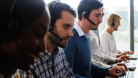 Group-of-business-executive-with-headset