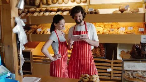 Bäcker-Nutzen-Digitales-Tablet