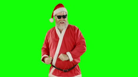 Fröhlicher-Weihnachtsmann-Tanzt-Und-Singt