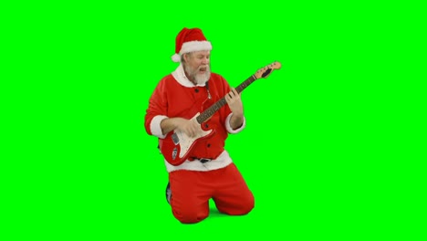 Der-Weihnachtsmann-Singt-Ein-Lied-Und-Spielt-Gitarre