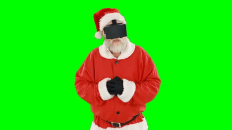 Weihnachtsmann-Mit-Virtueller-Brille