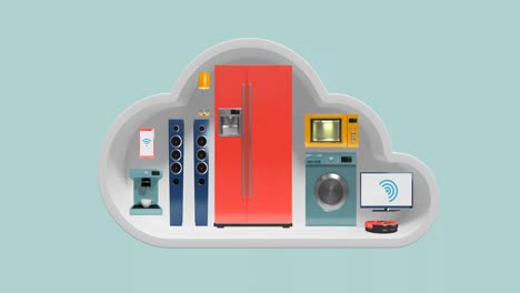 Home-appliances-in-cloud-shape-for-internet-of-things