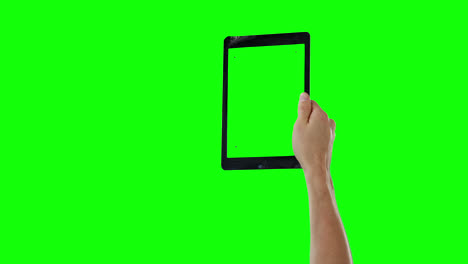 Hand-holding-digital-tablet