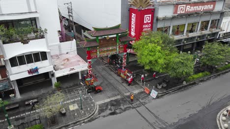 aerial-view,-Ketandan-village-gate