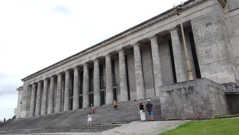 Panoramalandschaft-Touristen-Sehenswürdigkeiten-Rechtsfakultät-Buenos-Aires-Universität-Von-Argentinien