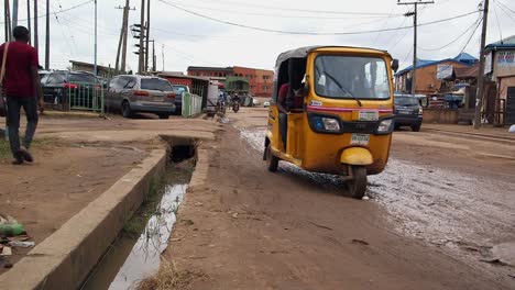 Calles-Sin-Pavimentar-De-Lagos,-Nigeria