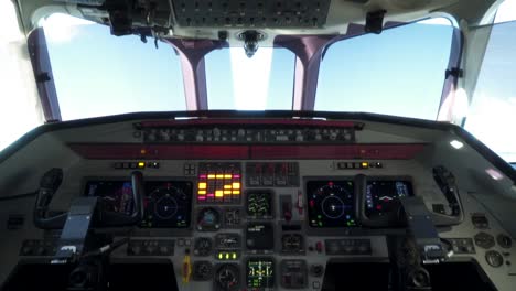 Smooth-pans-and-travelling-shots-through-interior-of-a-Refurbished-Dassault-Falcon