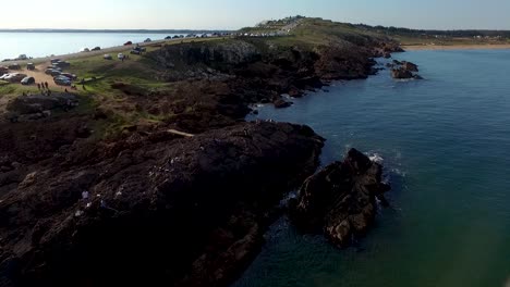 Aerial-View-Of-Punta-Ballena,-Punta-Del-Este