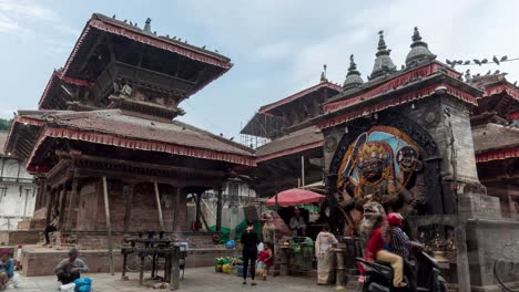 Devotees-worship-Kal-Bhairab---the-god-of-Death-at-Hanuman-Dhoka