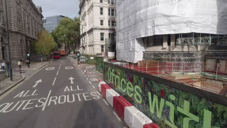 Timelapse-Desde-El-Asiento-Delantero-Del-Autobús-De-Londres-De-St.