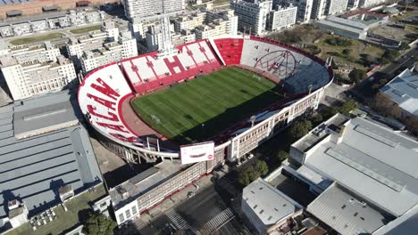 Luftaufnahme-Des-Stadions-Des-Huracan-Fußballclubs-Ohne-Menschen