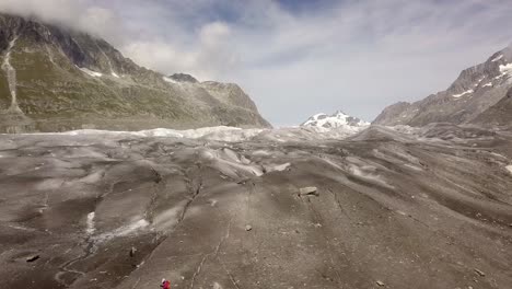 Dramatic-aerial-shot-of-Aletsch-Glacier-in-Swiss-Alps-mountains