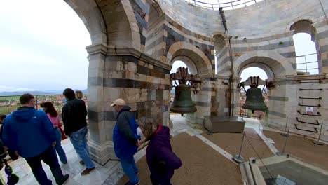 Tourists-inside-the-Bell-Tower-of-the-Leaning-Tower-of-Pisa