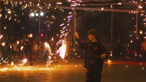 Pyrotechnische-Show