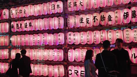 People-Take-Photos-and-Enjoy-the-Evening-along-Sakura-Road