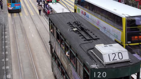 Tram-in-Hong-Kong-island