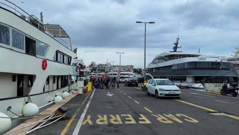 Port-of-Split-in-Croatia-on-a-cloudy-day