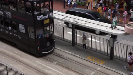 Tram-in-Hong-Kong-island