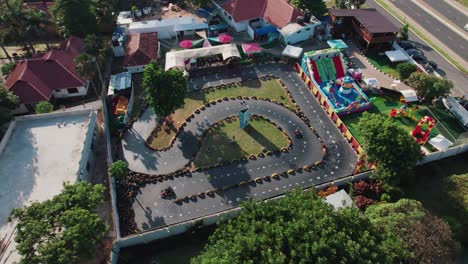 Kart-race-on-an-asphalt-driveway-in-a-coastal-city-in-Tanzania