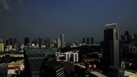 Impresionante-Lapso-De-Tiempo-Con-Vistas-Al-Centro-De-La-Ciudad-De-Singapur-Con-Mbs-Al-Fondo