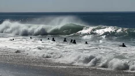 HD-Footage-of-people-playing-at-the-beach-on-a-beautiful-sunny-day