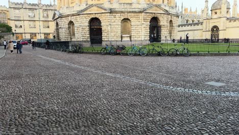 Edificio-De-Cámaras-Radcliffe-En-Radcliffe-Square-En-La-Universidad-De-Oxford,-Inglaterra