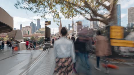 Moving-Timelapse-past-the-Arts-Centre-in-Melbourne-Australia