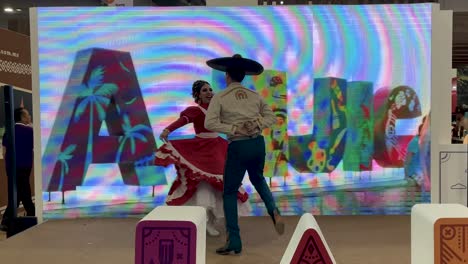 slow-motion-shot-of-couple-dancing-traditional-music-in-mexico