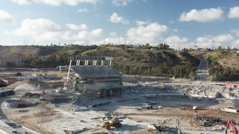 Vista-Aérea-De-La-Demolición-Casi-Completa-Del-Estadio-Qualcomm-En-San-Diego.