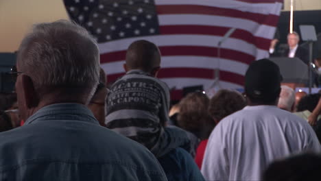 Wide-shot-of-Senator-Harry-Reid-speaking-to-Democrat-supporters-at-the-Moving-America-Forward-rally-at-Orr-Middle-School