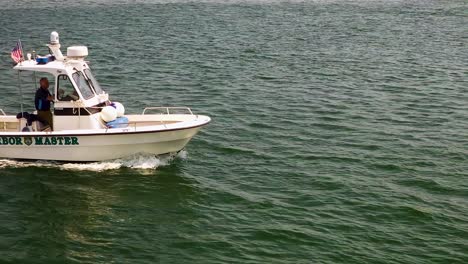 Harbor-Master-patroling-Portland-Maine-harbor