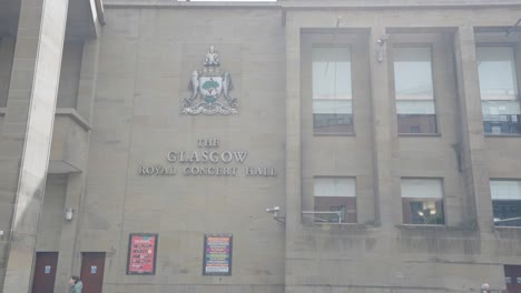 Outside-the-Glasgow-Royal-Concert-Hall-as-people-walk-past