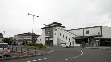 Front-Entrance-View-Of-JR-West-Uji-Station-On-The-Nara-Line