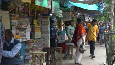 Die-College-Street-Ist-Einer-Der-Größten-Büchermärkte-In-Asien