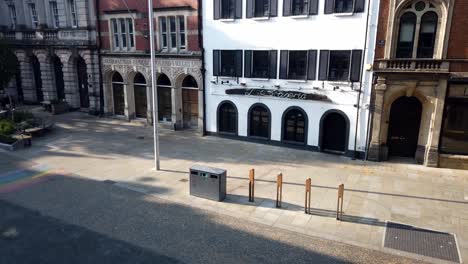 Time-lapse-De-La-Calle-Del-Viento-En-La-Soleada-Swansea