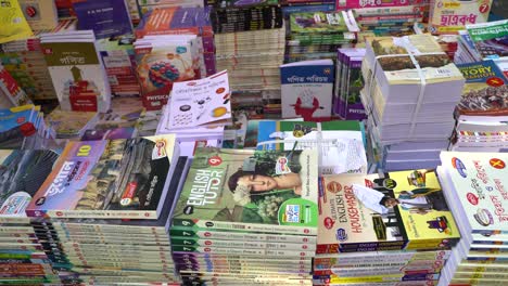 Old-books-are-being-sold-on-the-pavements-in-the-streets-of-Calcutta