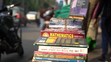 Old-books-are-being-sold-on-the-pavements-in-the-streets-of-Calcutta