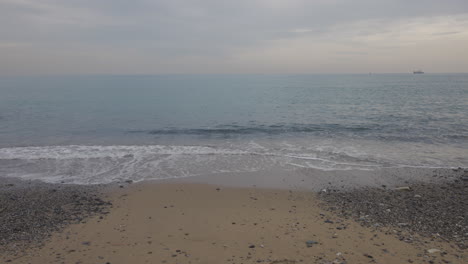 Close-Up-View-of-Barceloneta-Beach