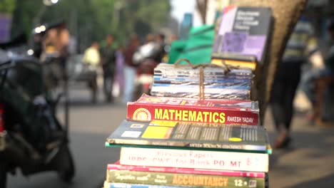 Old-books-are-being-sold-on-the-pavements-in-the-streets-of-Calcutta