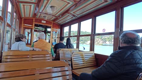 Travel-on-the-tram-from-Puerto-de-Soller-to-Soller