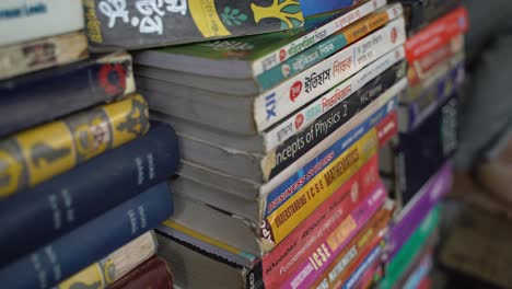 Different-types-of-old-book-selling-on-footpath-or-road-side-market