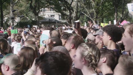 Youth-Activists-Reaction-to-Stage-at-Climate-week-Protest-in-NYC