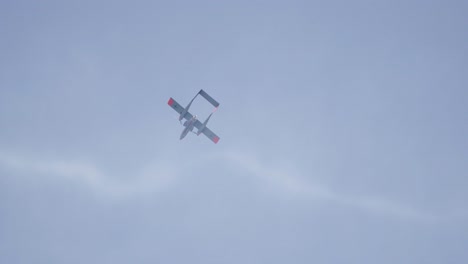 Norteamericano-Rockwell-Ov-10-Bronco-En-Pleno-Vuelo