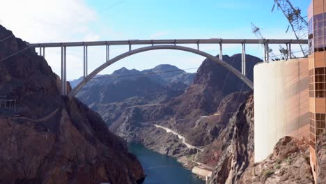 Mike-O'Callaghan-Pat-Tillman-Memorial-Bridge-seen-from-Hoover-Dam