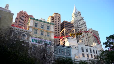 Roller-coaster-of-New-York-New-York-hotel-in-Las-Vegas