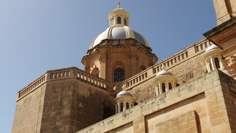 Nahaufnahme-Des-Turms-Der-Pfarrkirche-St.-Mary-In-Had-Dingli