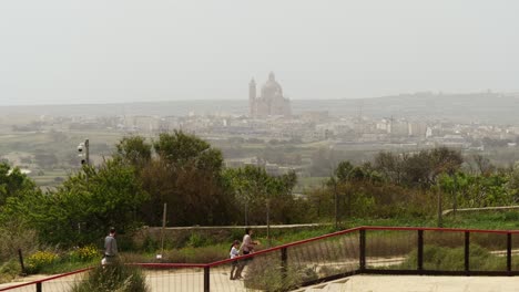 Blick-Auf-Gozo-Von-Den-Ggantija-Tempeln-Aus